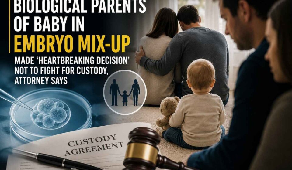 Family at center of Florida embryo mix-up custody agreement after IVF clinic error