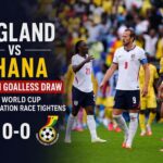 England and Ghana players competing during a FIFA World Cup 2026 Group L match