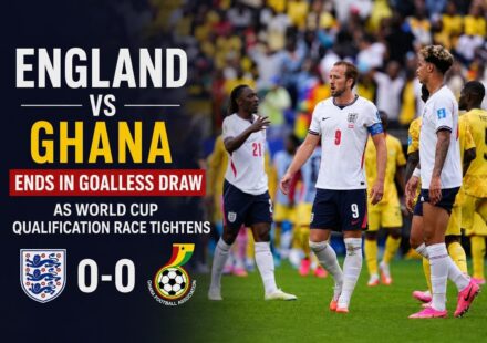England and Ghana players competing during a FIFA World Cup 2026 Group L match