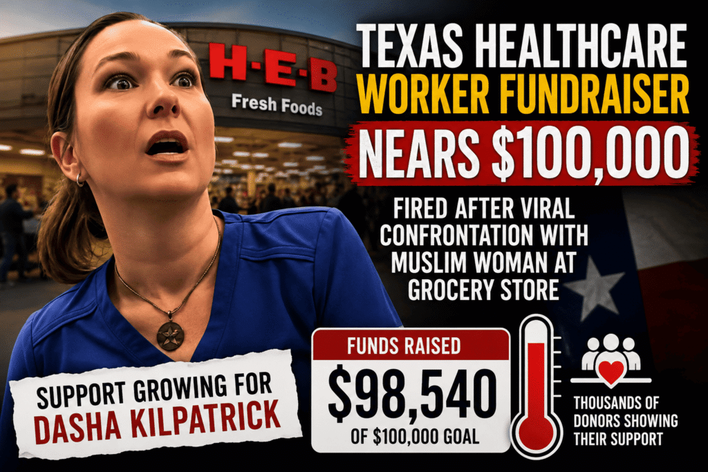 Woman in Viral Knicks Trash Can Incident Fired by JPMorgan Chase 1 Fundraiser for Texas healthcare worker gains support after viral grocery store confrontation