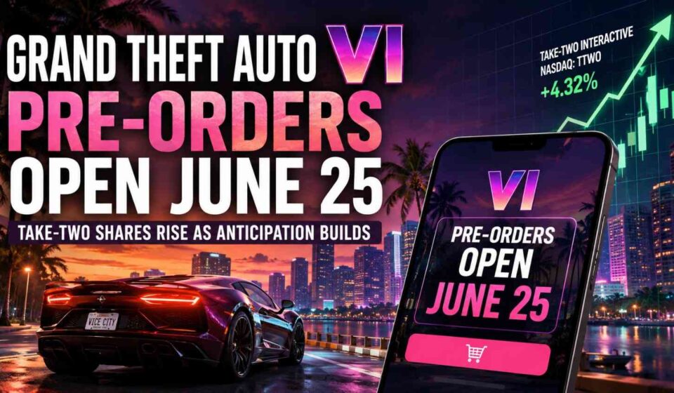 Grand Theft Auto VI promotional artwork as pre-orders prepare to open on June 25
