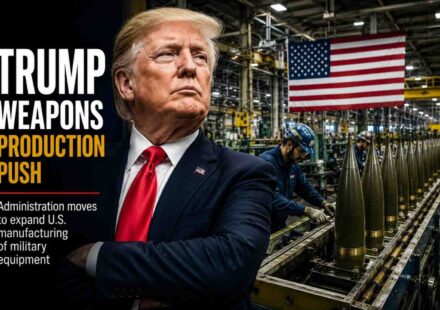 Defense manufacturing facility producing military equipment under expanded U.S. production initiatives