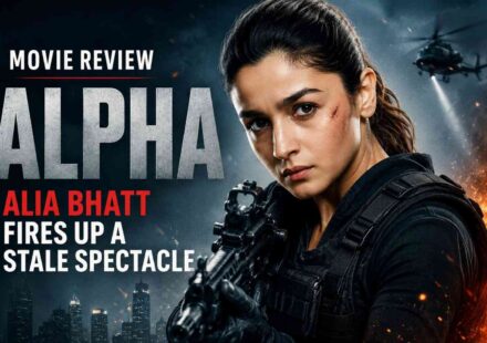 Alia Bhatt in a still from the action thriller Alpha