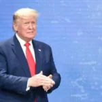 President Donald Trump speaking ahead of a major election announcement
