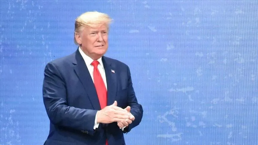 President Donald Trump speaking ahead of a major election announcement