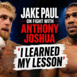 Jake Paul speaking about a potential fight with Anthony Joshua during a media interview