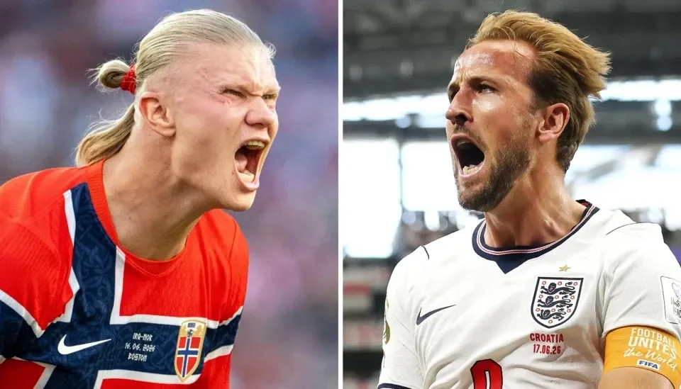 Harry Kane and Erling Haaland compared as two of the world's leading strikers in 2026.