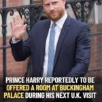 Prince Harry with Buckingham Palace in London ahead of his expected UK visit