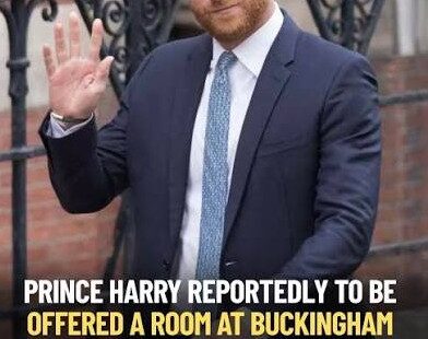 Prince Harry with Buckingham Palace in London ahead of his expected UK visit
