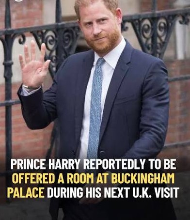 Prince Harry with Buckingham Palace in London ahead of his expected UK visit