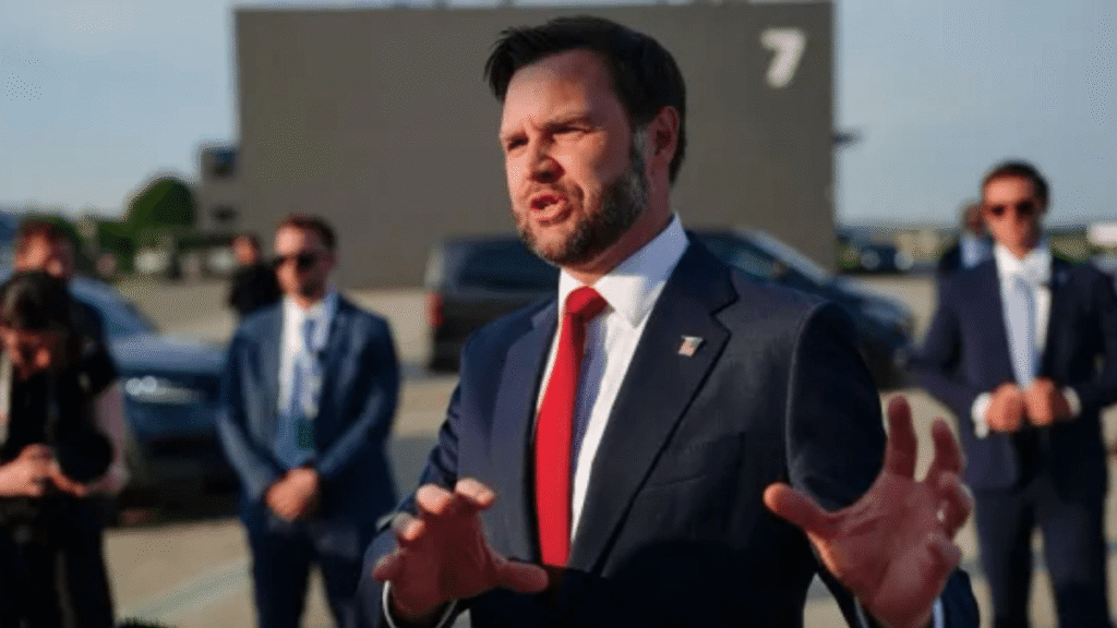 Trump Administration Considers $100,000 Bonds for Green Card Applicants 1 Vice President JD Vance amid reports about a military helicopter request for his son's golf lesson