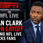 Ryan Clark appearing on ESPN's NFL Live before his reported layoff during a live broadcast