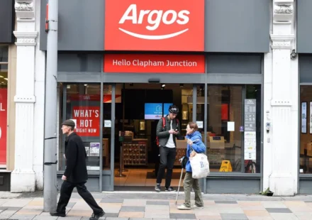 Exterior of a Sainsbury's supermarket with an Argos collection point after the £120m sale announcement