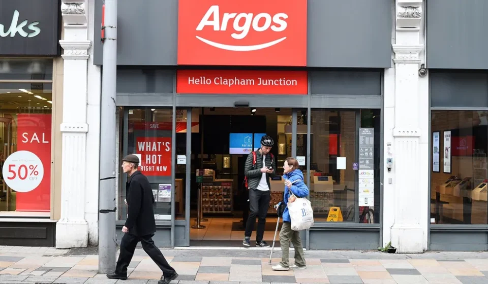 Exterior of a Sainsbury's supermarket with an Argos collection point after the £120m sale announcement