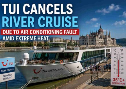 TUI river cruise ship docked in Budapest after air conditioning fault during extreme heat