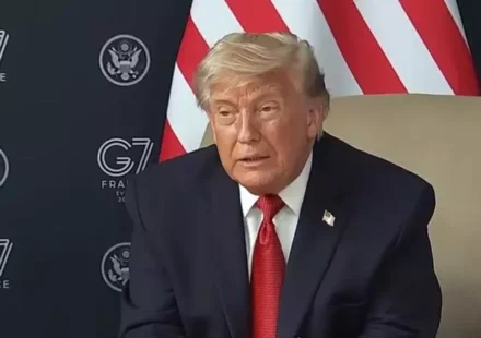 President Donald Trump speaking about the end of the Iran ceasefire and ongoing nuclear negotiations