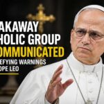 Pope Leo XIV during a Vatican event following the SSPX excommunication announcement.